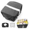 ANZOME Bicycle Basket Luggage Net & Waterproof Cover, Bicycle Basket