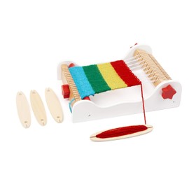 Small Foot 12042 Elsa Wooden Loom with Accessories and Detailed Instructions (may not be in English) for Children 4 Years and Over
