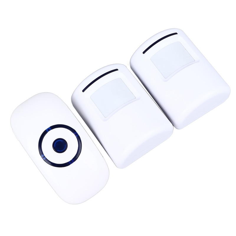 Infrared Sensor Door Bell with 2 Transmitter 1 Receiver Split
