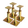 Duvecfoi 4 Pcs Adjustable House Floor Posts for Support, 6.5"