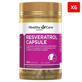 Healthy Care Resveratrol 180 Capsules x 6 / 헬씨케어 레스베라트롤 180캡슐 X6개