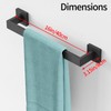Bathroom Towel Bar,16 Inch Towel Racks for Bathroom Wall Mounted,Stainless