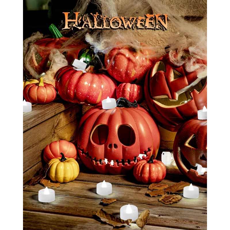 Homemory 12pcs Remote Candles, Timer Candles, 400+Hours Flickering Flameless Battery