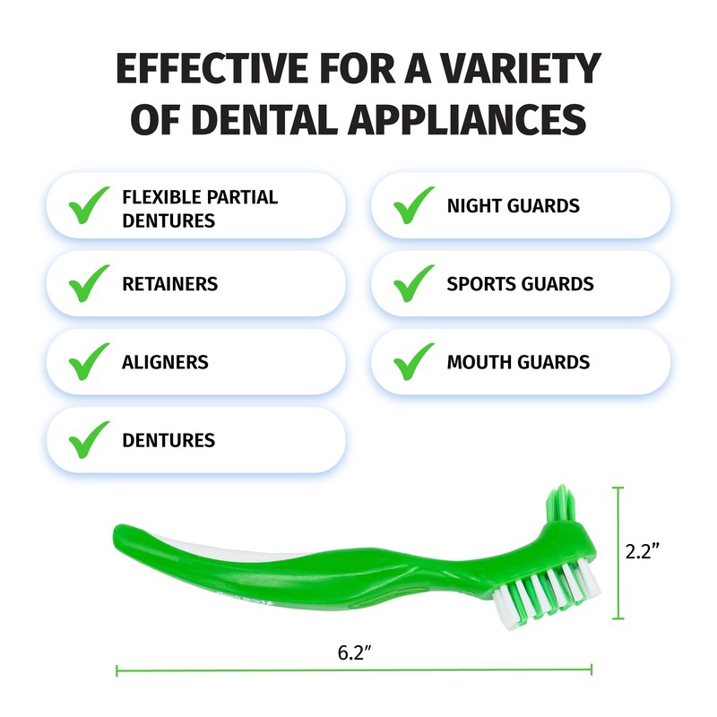 TCS Fresh Concentrated Dental Appliance Cleaner Set, Professional Denture and