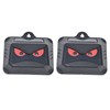 2pcs Animal Repeller Red LED Strobe Lights Waterproof Design Solar