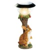 Fafeicy Garden Animal Statues, Light Resin Animal Statues for Outdoor