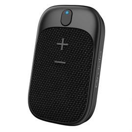 Oraolo Wearable Bluetooth Speaker, Clip-On Portable Speaker Built-in Mics for Hands-Free Music and Calls, Waterproof Outdoor Speaker for Working, Biking, Hiking, Running, 18H Long Playtime