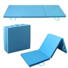 PRISP Tri Folding 180 cm Gymnastics & Exercise Mat for