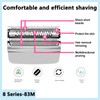 83M Blade Compatible with Braun S8 Wet&Dry Replacement Head, Upgrade