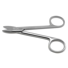 SANDBROS Crown Beebee Scissor Dental Instruments 4 inches - Manicure, Nails, Sewing, Embroidery, Felt Cutting