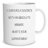 Funny Novelty Mugs Survived A Divorce Gift Present Joke Quote