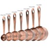 Nstezrne Copper Measuring Cups and Spoons Set 17 for Dry