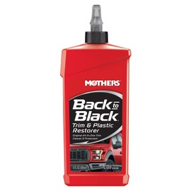 Mothers Back-To-Black Plastic Trim and Plastic Restorer Liquid 12 oz.