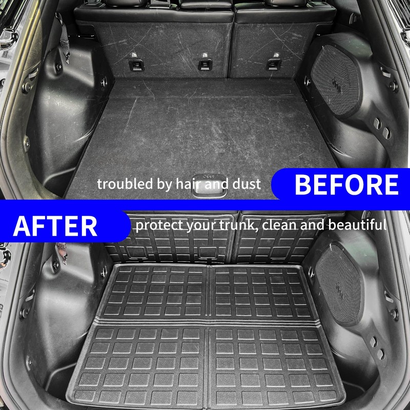 Rongtaod Cargo Mat Compatible with 2019-2023 Jeep Cherokee Cargo Liner