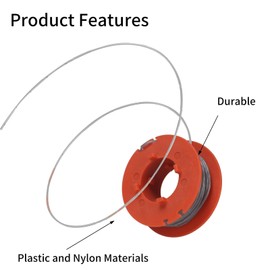 KJLEEN 4Pcs Strimmer Spool and Line F016800175 Replacement Strimmer Wire for ART 23 COMBITRIM, ART 26 COMBITRIM, ART 30 COMBITRIM, ART 23 EASYTRIM, ART 26 EASYTRIM