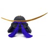 Mini Helmet Ornament Date Masamune (Black & Gold Brocade Zabuton)
