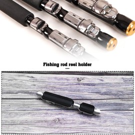 6Pcs Fishing Rod Reels Holder Stainless Steel Fishing Reel Seat Rod Clip Durable Fishing Reel Seat Deck Fishing Accessories