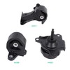 3Pcs Engine Motor Mount Compatible with Honda Civic L4 1.3L