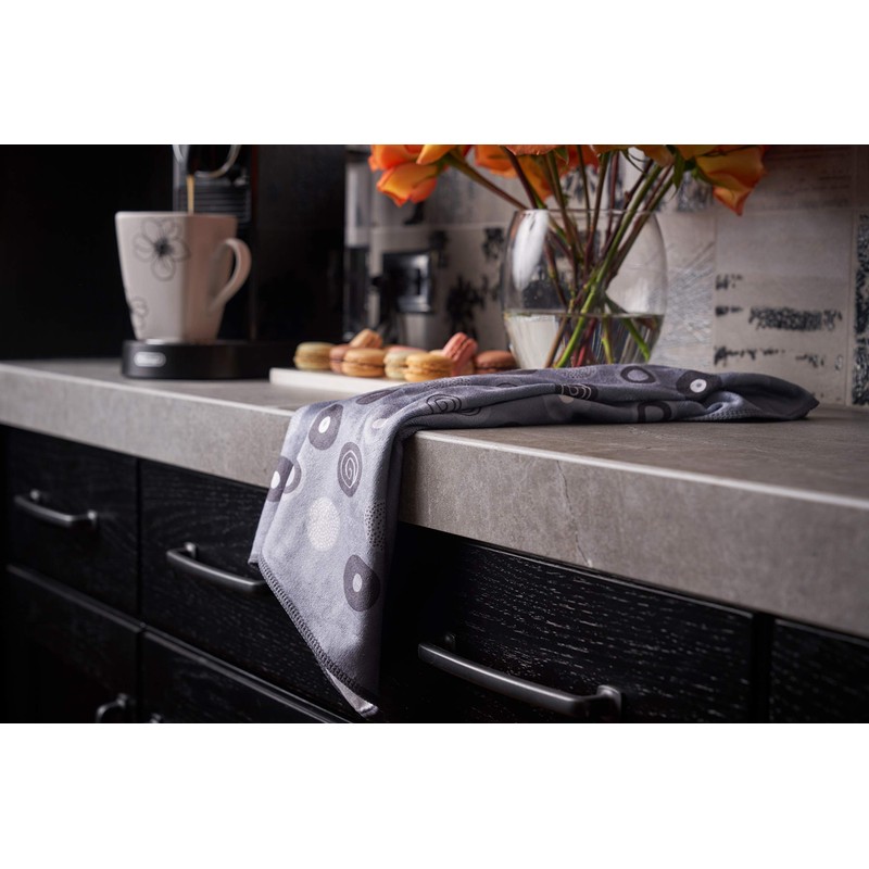 Skoy Kitchen Towel, 1-Pk 100% Recycled Polyester Towel for Dishes,