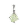 Starborn Rough 15-20 cts Hiddenite Crystal Pendant in Sterling Silver