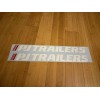 PJ Trailers Decals 18” replacement stickers (Set of 2) White