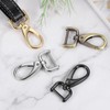 sourcing map 2Pcs Swivel Clasps Hook, 38mm(1-1/2 Inch) D Ring