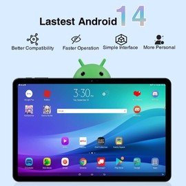 DOOGEE T30SE 2024 Newest Tablet 11'' Android 14 9GB+128GB/1TB TF Octa-Core, 2.4K Display, 8580mAh, 4G-LTE Android Tablet, Bluetooth 5.0+2.4G/5G WiFi Tablet, 13MP+5MP, GPS,Type-C, Metal Body - Gray