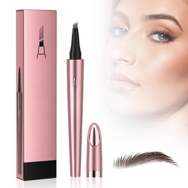 Generic 2024 New Magic Eyebrow Pencil, 2pcs 3D Waterproof Microblading Eyebrow Pencil Contouring Pen, 4-Tipped Precise Brow Pen, Long-Lasting Natural Fine Stroke Eyebrow Pencil