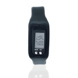 Pedometer Bracelet; Smart Bracelet Watch Wristband Calorie Counter Pedometer Sports Fitness Tracker Step Counter(black)