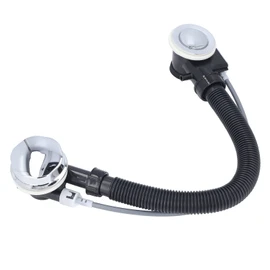 Bathtub Overflow Drainer, Flexible SPA Bath Overflow Drain Drain Pipe for Kitchen Bathroom and Kit Concealed