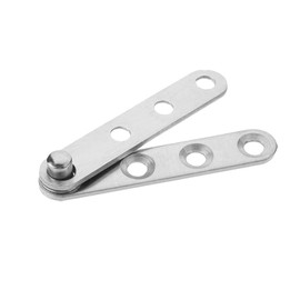 MroMax 1Pcs 59mm Length Stainless Steel 360 Degree Rotable Door Cabinet Window Pivot Hinge.