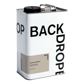 BACKDROP | Premium Cabinet & Door Paint | Durable & Washable Semi-Gloss Finish | Self-Priming, Low VOC, Green Wise Certified | MOJAVE GATHERING - Neutral gray-beige | 1 Gallon