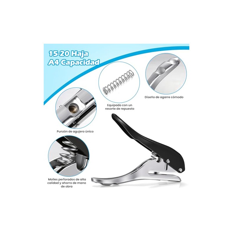 Perforadora Manual de Posición Ajustable, Perforadora Duradera para Carpintería, Perforación