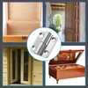 Bonsicoky 6 Pcs Stainless Steel Left Lift-Off Hinges, 1.5 Inch
