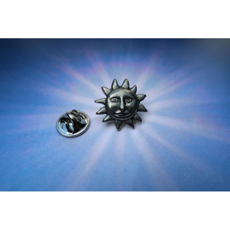 Jim Clift Design Sun Face Lapel Pin - 1 Count
