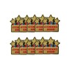 SuperStickers Attendance Award Enamel Badge 10 Pack