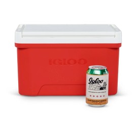 Igloo Small Cooler, 9 Quart Laguna Ice Chest, 13 Can Capacity, Red