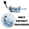 2 Pcs Garage Animal Spring Bolt Metal Lock Barrel Bolt