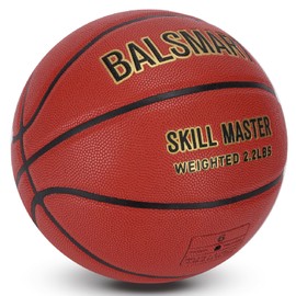 BALSMART 2.2 LBS Weighted Basketball 28.5" for Training - Skill Master Heavy Training Basketball for Improving Ball Handling Passing and Rebounding