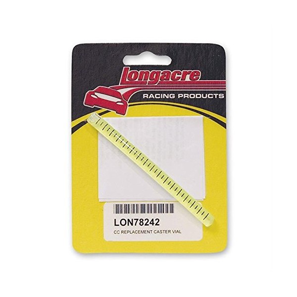 Longacre 52-78242 Replacement Caster Vial -4-12 Deg w/Lines