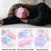 6 Stück Schlafmaske, Flausch-Schlafmaske, Reiseschlafmaske, Gummiband-Schlafmaske, Schlafzubehör