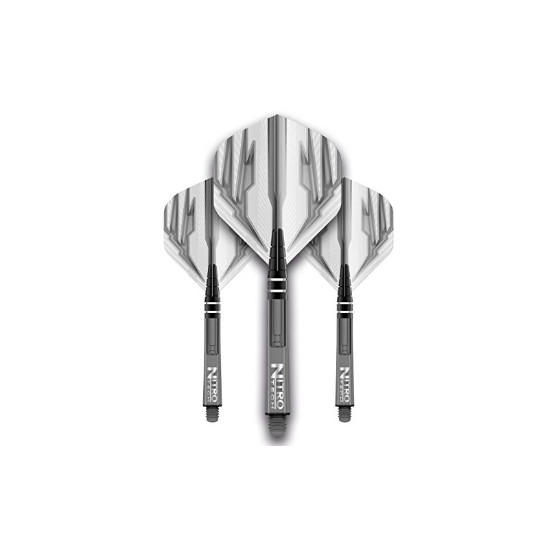 RED DRAGON Dart Flight and Stems Combo Grey - 4