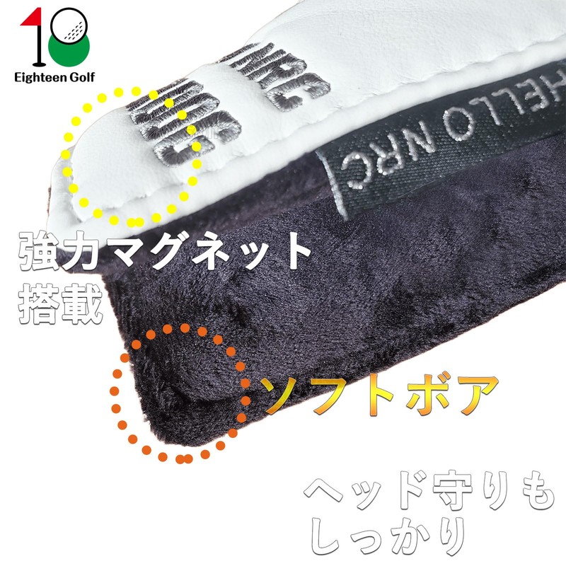 Golf Headcover Driver 440cc 460cc Wood Utility UT Cover Putter