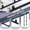 Threlaco Set of 4 Nylon Gear Racks with Metal Insert