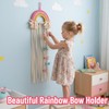 ZHLKHIOP Bow Organizer for Girls, Hairbow Organizers and Claw Clip