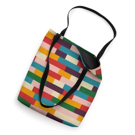 Colorful Vintage Style Retro Patchwork Pattern Design Tote Bag