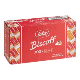 Lotus Biscoff 1-Count Individually Wrapped Cookie Sleeve - 300/Case - 1 Pack; 300/Case