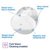 SCA Tork 681000 SmartOne Mini Toilet Roll Dispenser White