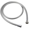 LIXIL INAX A-4215 Shower Hose, Metal Tone Silver Hose, 3.9