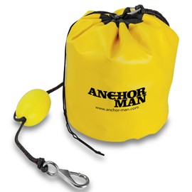Anchor-Man Anchor Kit, All-in-One Sand Anchor for Floats, Adjustable Sand Bag Jet Ski Anchor for Floating Mat, Includes 6' Rope & Snap Hook